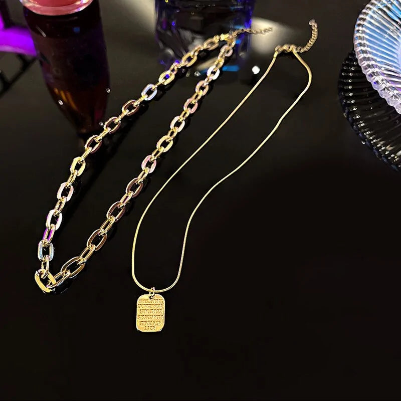 2021 Gothic Double Stainless Steel Chain