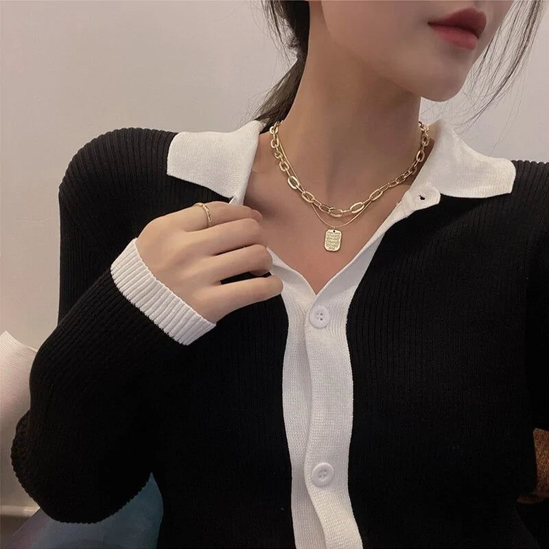 2021 Gothic Double Stainless Steel Chain