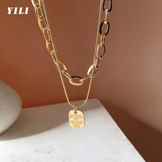 2021 Gothic Double Stainless Steel Chain