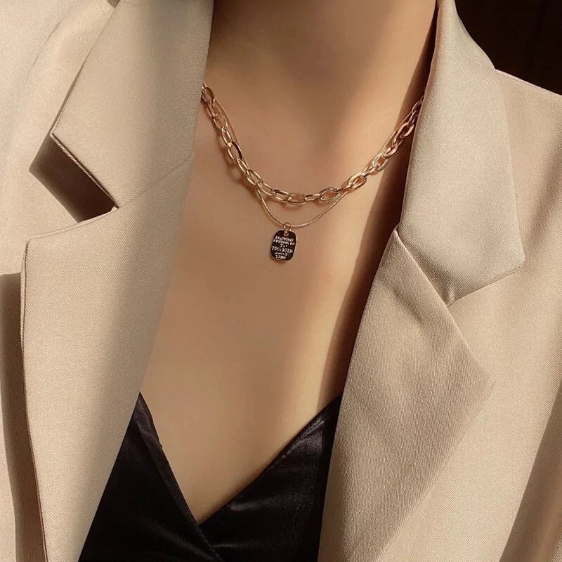 2021 Gothic Double Stainless Steel Chain